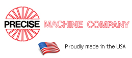 Precise Machine Company logo - Clicking here always takes you to the home page